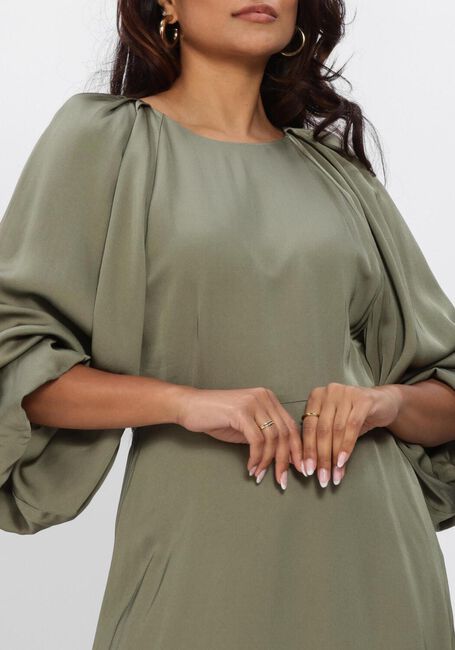 Olive SELECTED WOMEN Minikleid SLFLAURINA 3/4 SHORT OPEN BACK DRESS - large