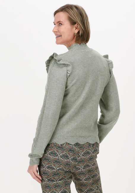 Grüne OBJECT Pullover OBJPORTIA KNIT L/S PULLOVER - large