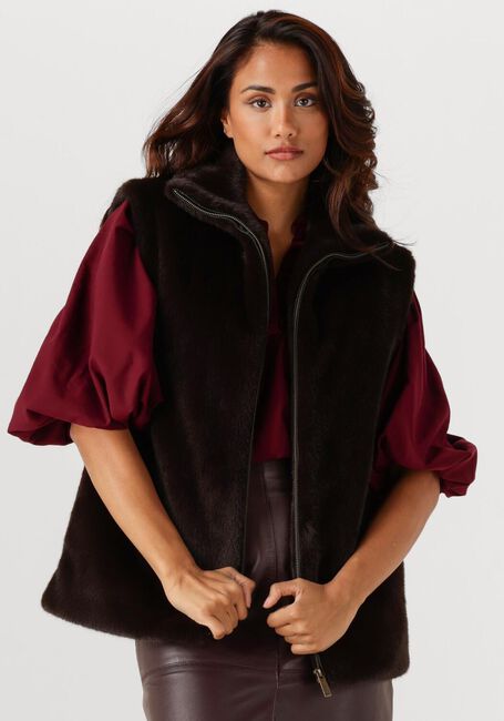 Braune VANESSA BRUNO Bodywarmer FURO BLOUSON SM - large