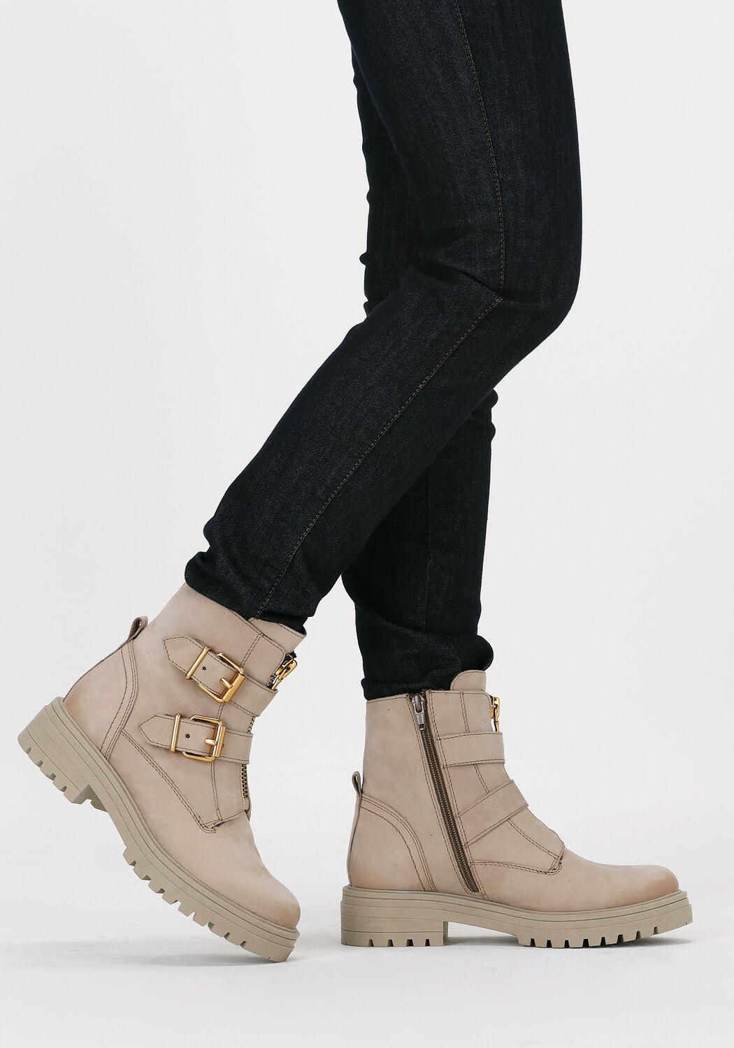 Beige OMODA Boots LPMONK-01 - large