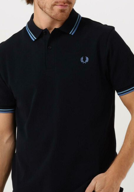 Dunkelblau FRED PERRY Polo-Shirt TWIN TIPPED FRED PERRY SHIRT - large