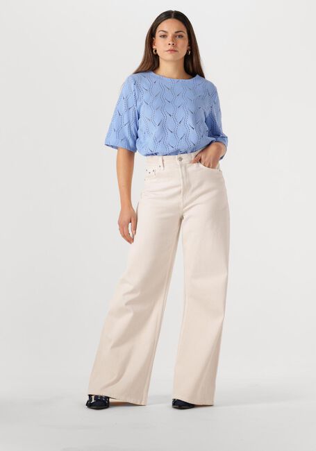 Hellblau OBJECT Top OBJAVA 2/4 LO O-NECK TOP - large