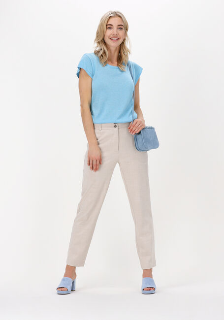 Hellblau MINUS T-shirt CARLINA KNIT TEE - large