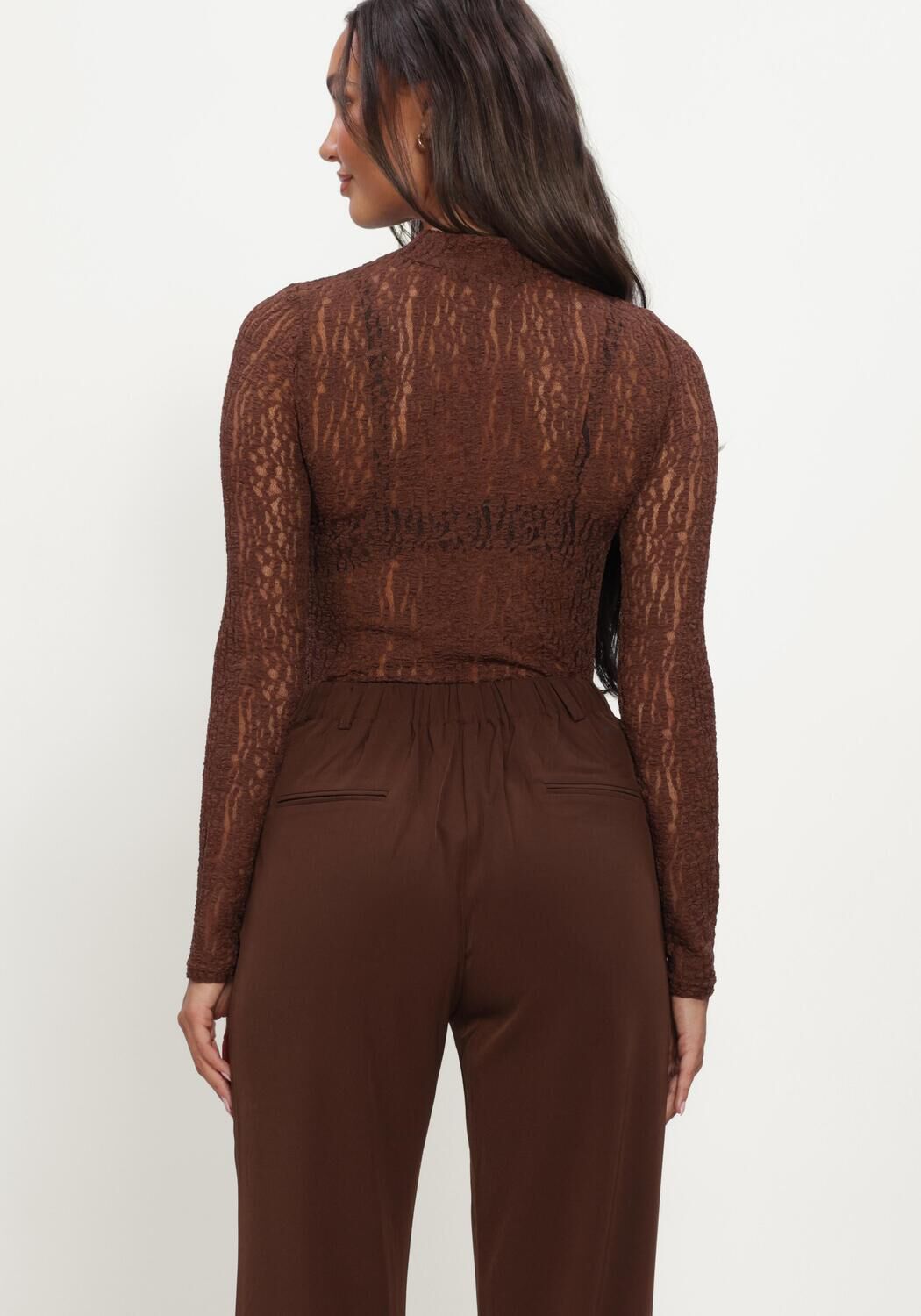 Braune YDENCE Top TOP ROBERTA - large