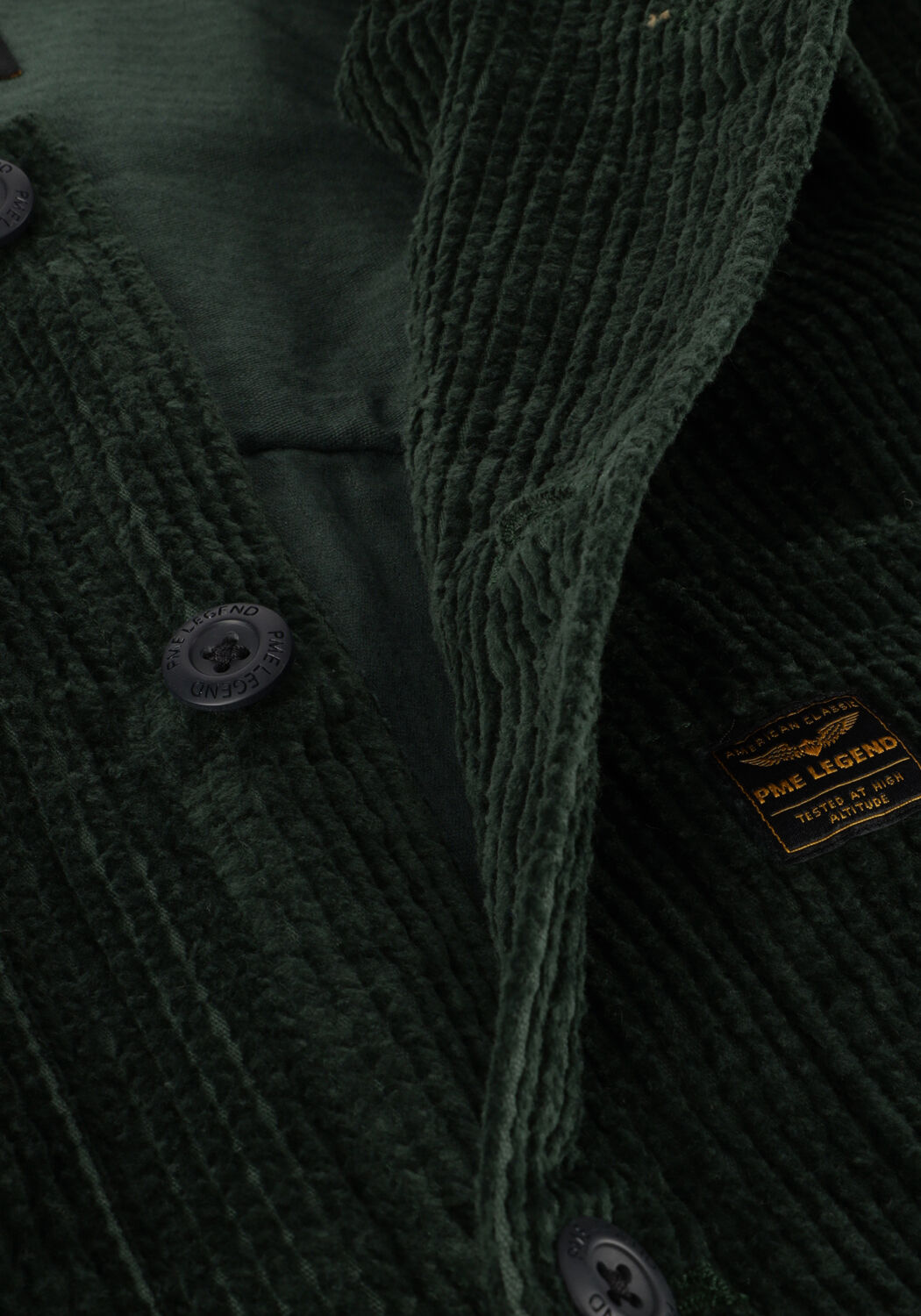 Gr&uuml;ne PME LEGEND Overshirt LONG SLEEVE SHIRT CTN DOBBY CORDUROY - large