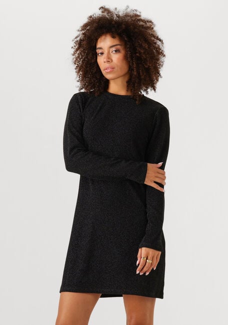 Schwarze OBJECT Minikleid OBJFILIPA L/S RE SHORT DRESS - large