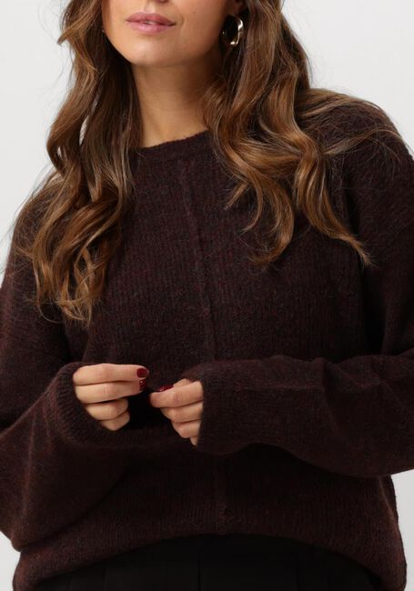 Braune VANILIA Pullover ABIGAIL STRUCTURED SWEATER - large
