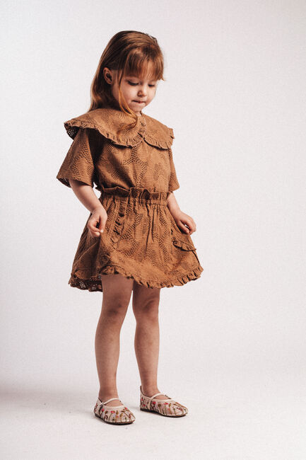 Braune BAJE STUDIO Minirock DEBA - large