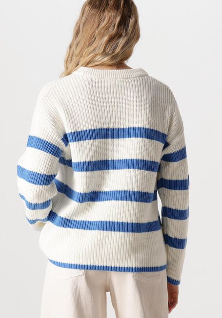Weiße SELECTED FEMME Pullover SLFBLOOMIE LS KNIT O-NECK B - large