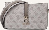 Taupe GUESS Umhängetasche ZAMIRA TOP ZIP - medium