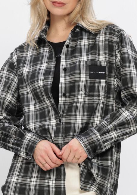 Graue HAUTE L'AMITI&Eacute; Blusen HAUTE CHECK SHIRT - large