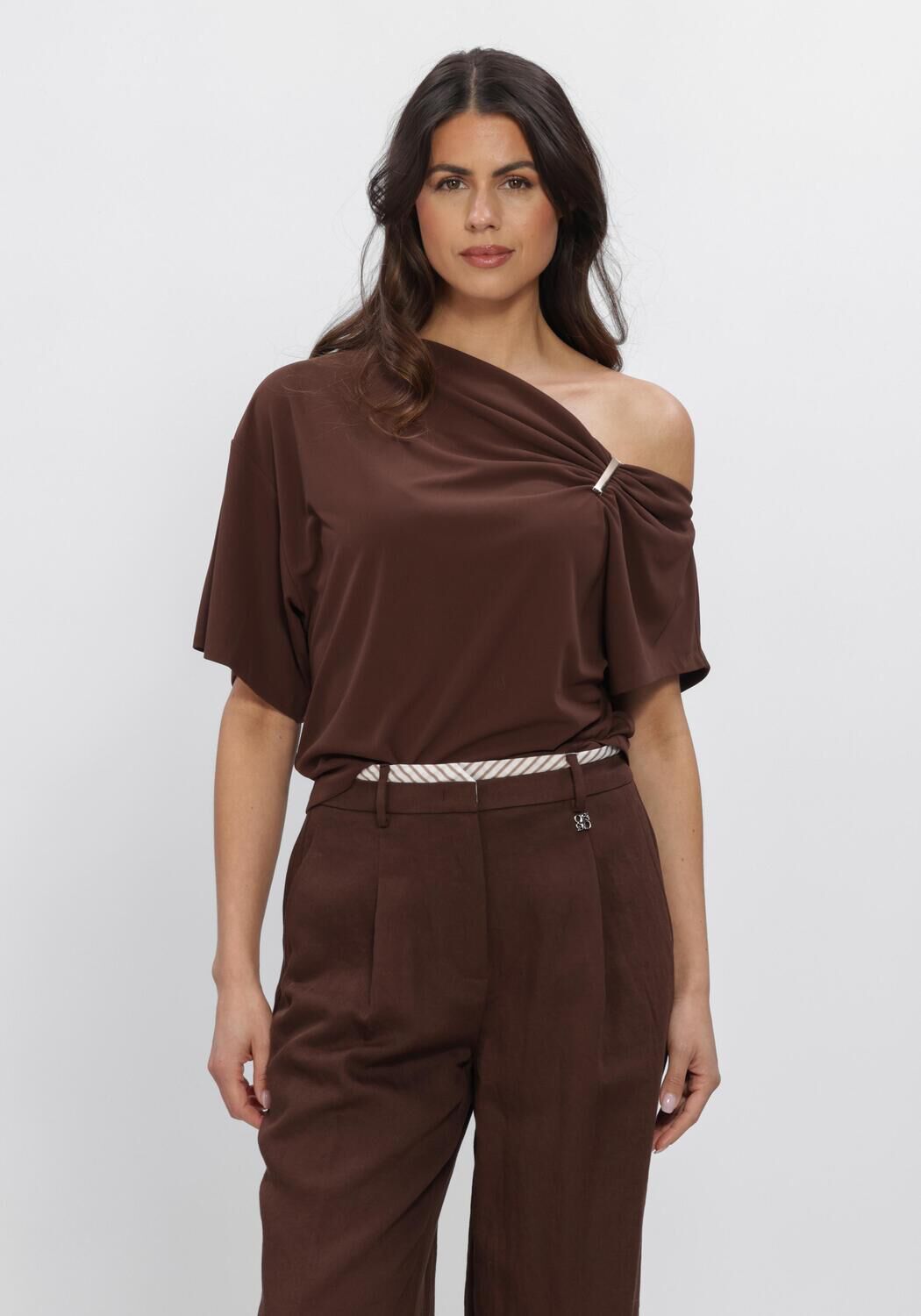 Braune DANTE6 Top GOU EMBELLISHED DRAPEY TOP - large