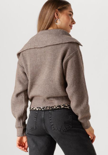 Braune MSCH COPENHAGEN Pullover MSCHGYTTA ZIP PULLOVER - large