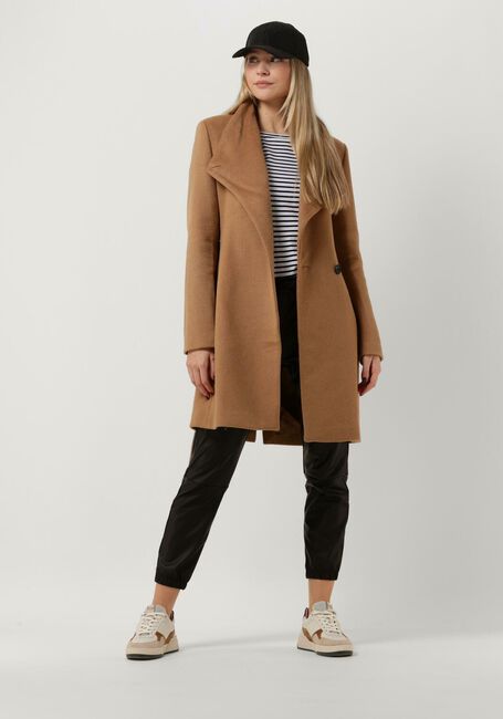 Schwarze 10DAYS Hose LEATHER CROPPED JOGGER - large