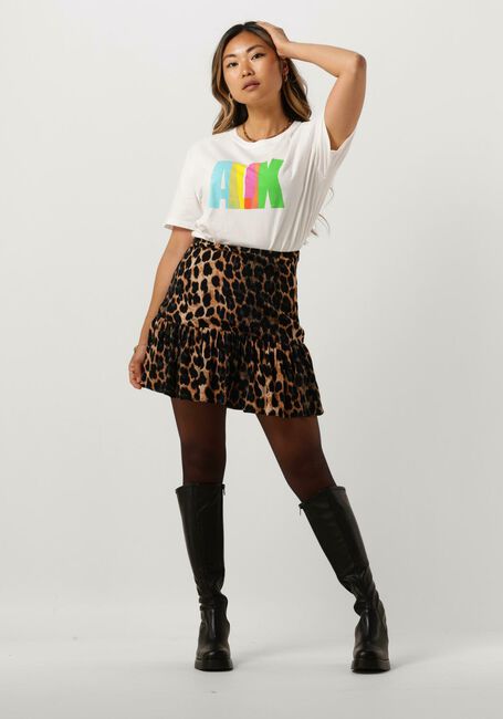 Weiße ALIX THE LABEL T-shirt LADIES KNITTED COLOURED ALIX T-SHIRT - large