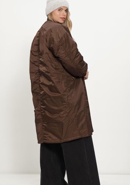 Braune MY ESSENTIAL WARDROBE Wattierte Jack HELGAMW REVERSABLE LONG JACKET - large