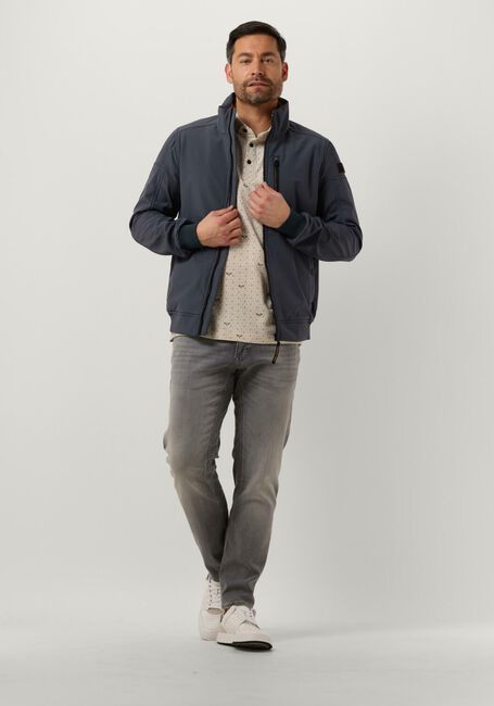 Blaue PME LEGEND Jack BOMBER JACKET SKYGLIDER 3.0 SOFTSHELL - large