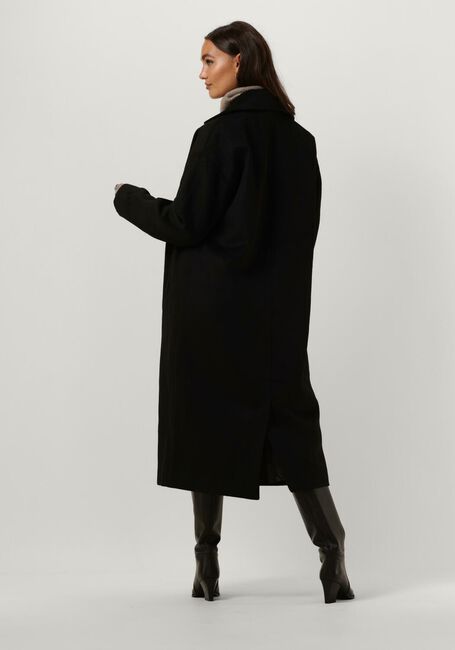 Schwarze NOTRE-V Mäntel WOOL COAT LONG - large