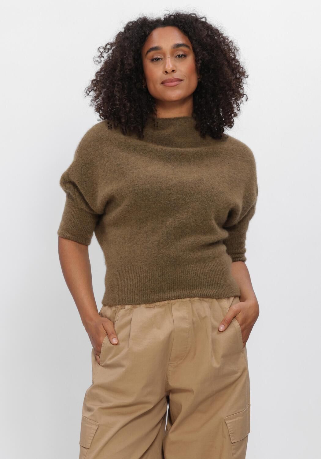 Khaki BY-BAR Pullover KYOTO PULLOVER - large