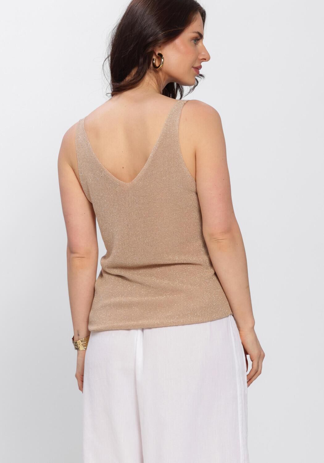 Beige YDENCE Top KNITTED TOP LUX - large