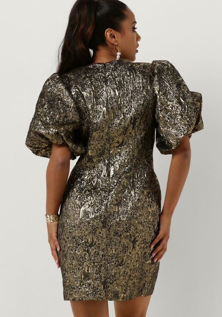 Goldfarbene DEA KUDIBAL Minikleid TULLIPPE - large