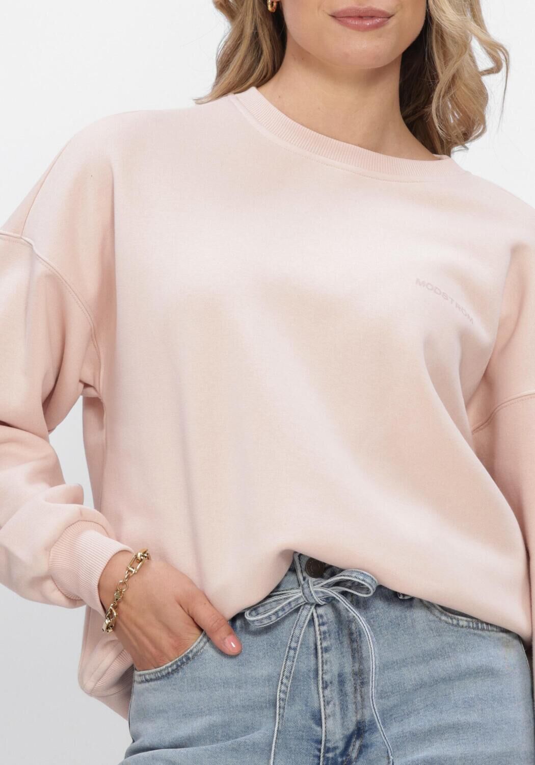 Hell-Pink MODSTR&Ouml;M Sweatshirt PAULAMD SWEAT - large