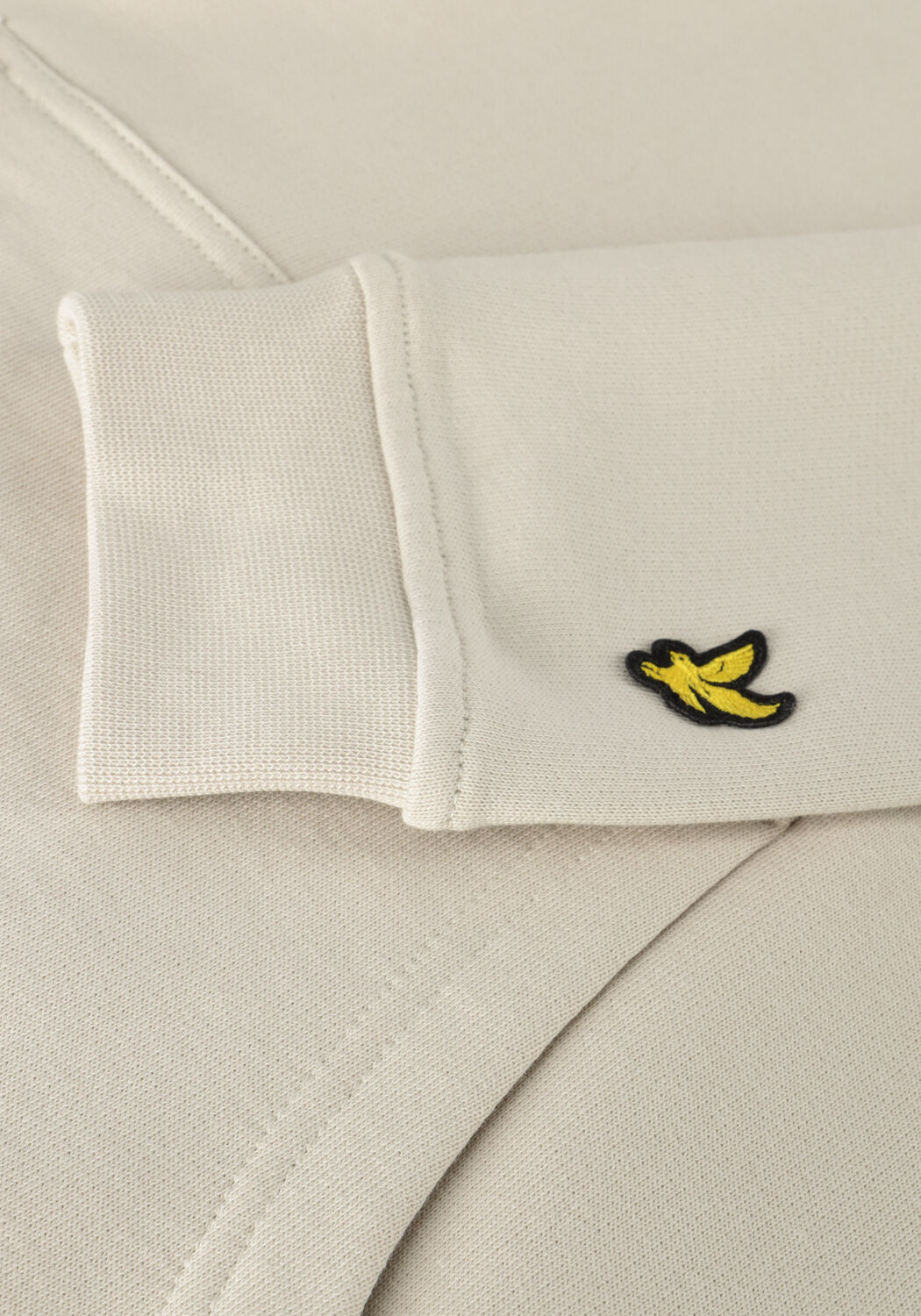 Beige LYLE & SCOTT Pullover & Cardigans SCRIPT EMBROIDERED HOODIE - large