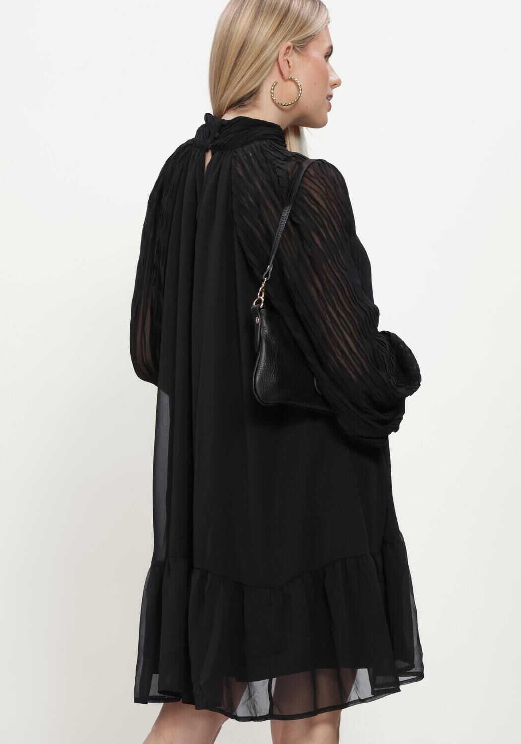 Schwarze Y.A.S. Minikleid YASOLERA LS DRESS S. - large
