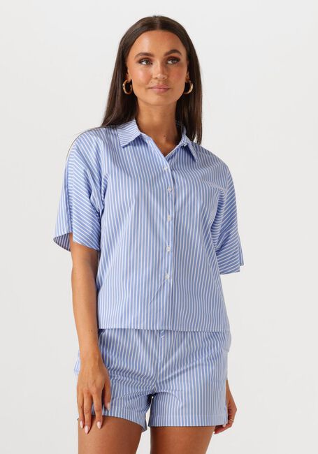 Hellblau OBJECT Blusen OBJTUTTA 2/4 LO SHIRT DIV - large