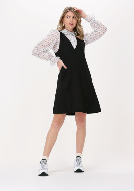 Schwarze LEVETE ROOM Minikleid PENG 5 DRESS - large
