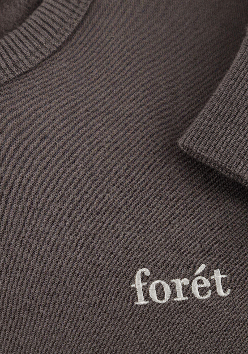 Dunkelgrau FOR&Eacute;T Sweatshirt NOON SWEATSHIRT - large