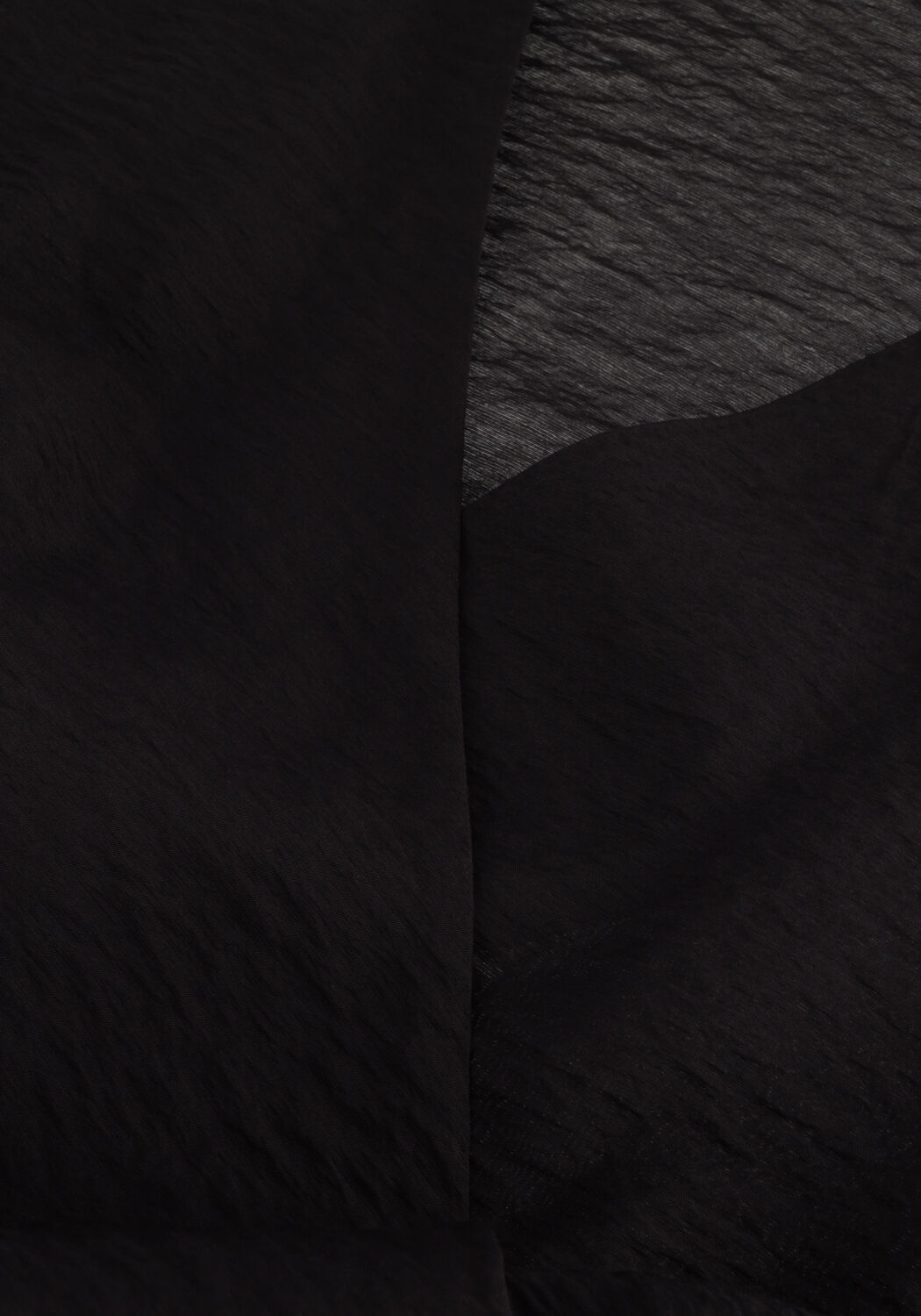 Schwarze MSCH COPENHAGEN Blusen MSCHAUDIA 3/4 WRAP TOP - large