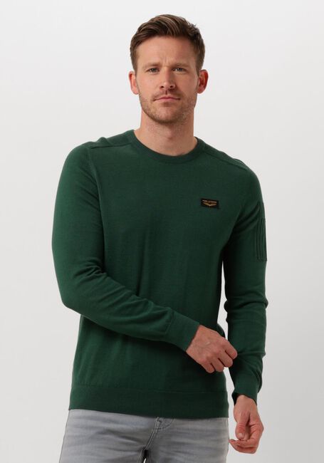 Grüne PME LEGEND Pullover R-NECK AMERICAN CLASSIC KNIT - large
