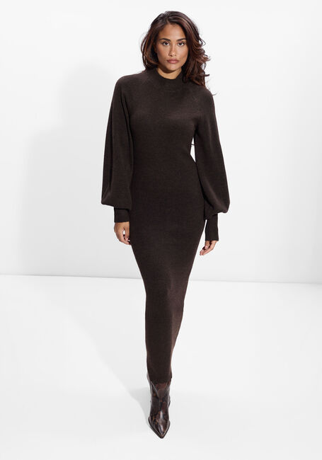 Braune IBANA Maxikleid KENDRA - large