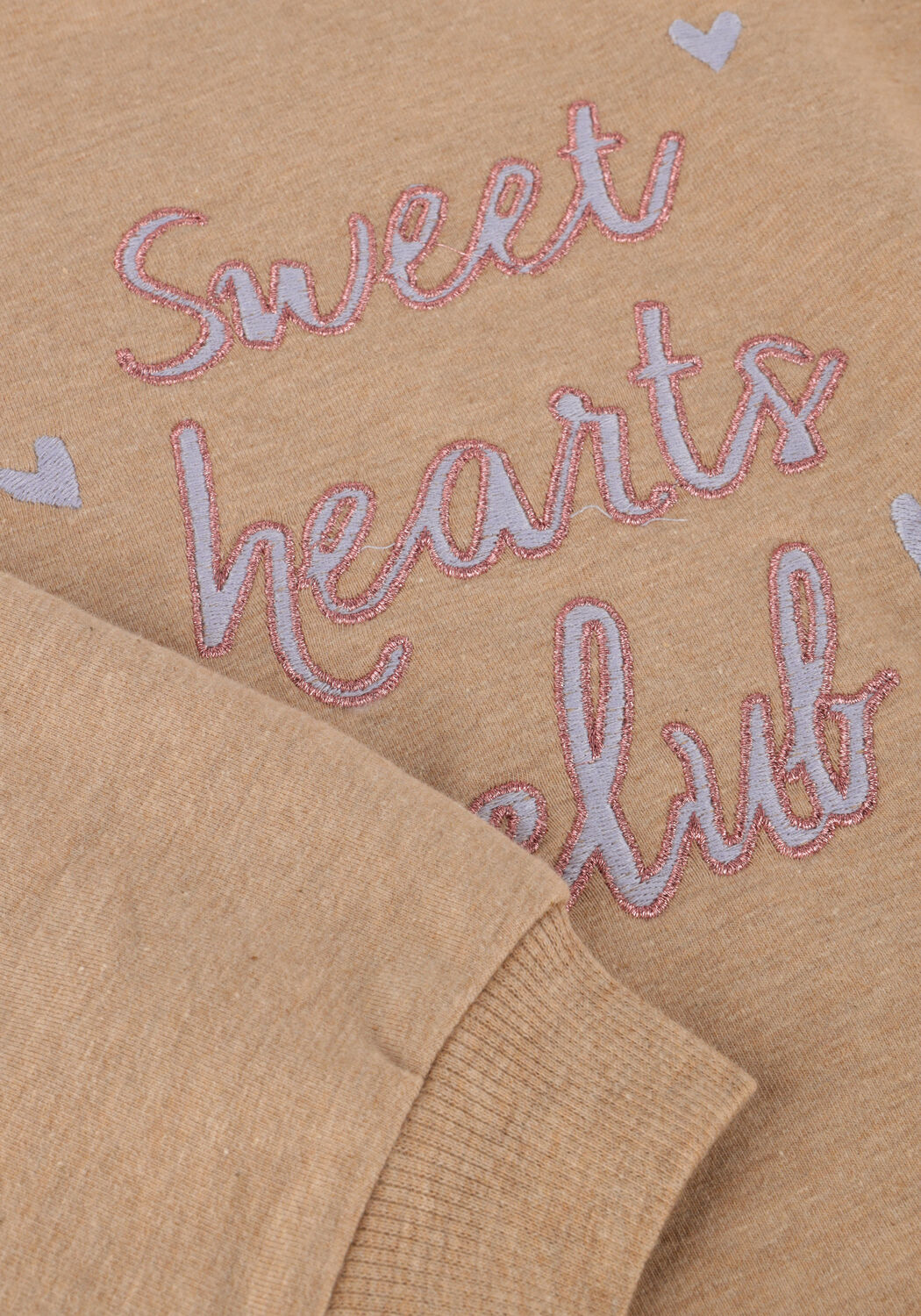 Beige YOUR WISHES Sweatshirt SWEET HEART OVERSIZED SWEATER - large