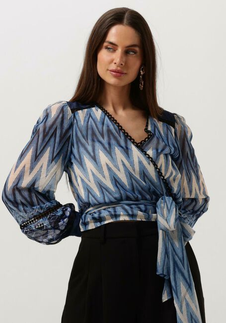 Blaue LIU JO Blusen BLUSA SUNSHINE - large