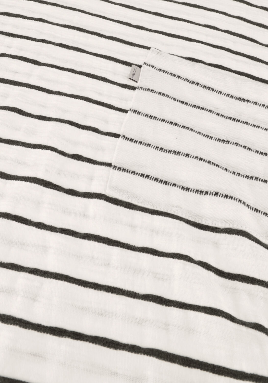 Nicht-gerade weiss CAST IRON T-shirt SHORT SLEEVE R-NECK REGULAR FIT COTTON SLUB - large