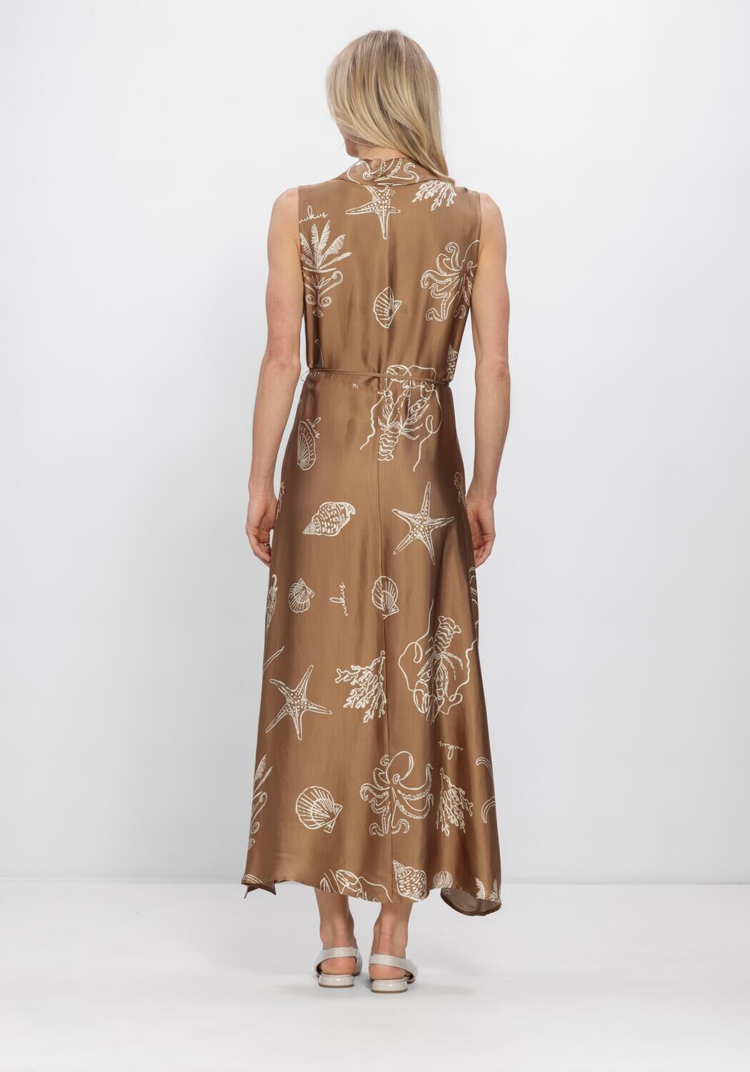 Sand NUKUS Midikleid VIOLET DRESS PRINT - large