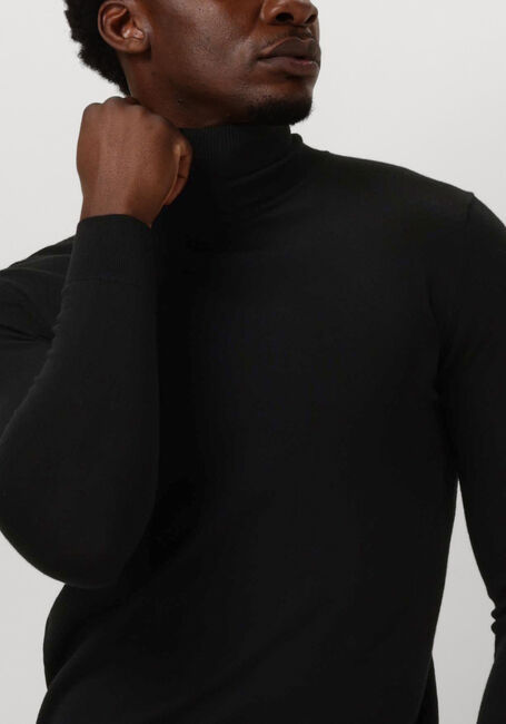 Schwarze PROFUOMO Rollkragenpullover PULLOVER ROLL NECK - large