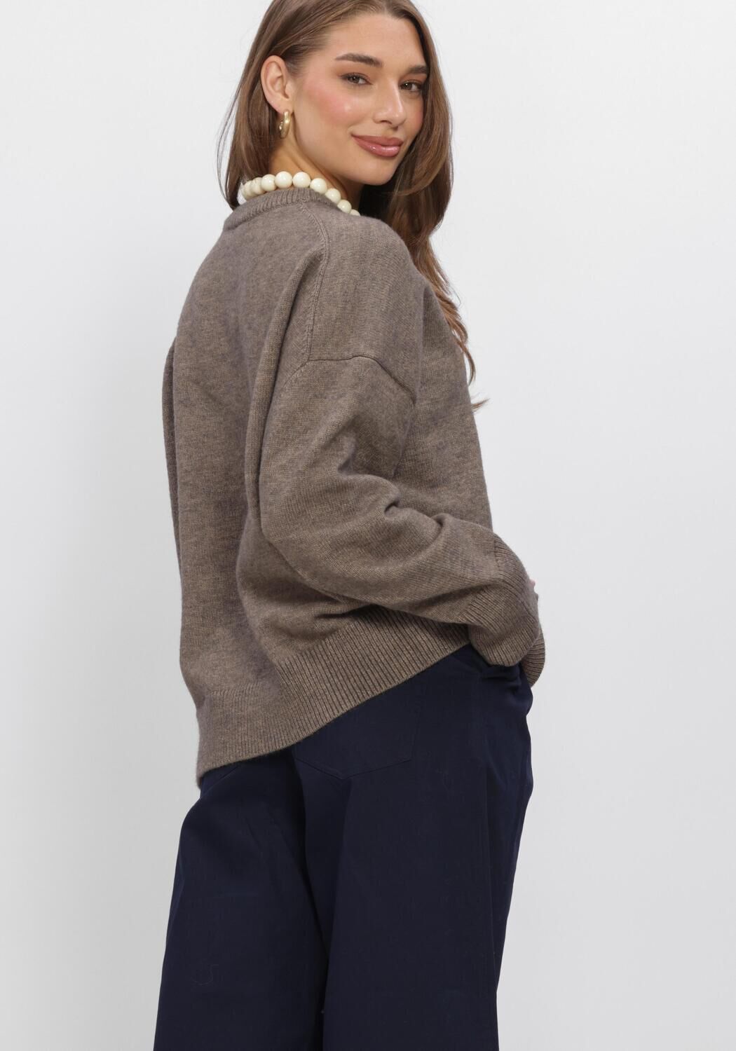 Taupe BOII STUDIOS Pullover OLOL - large