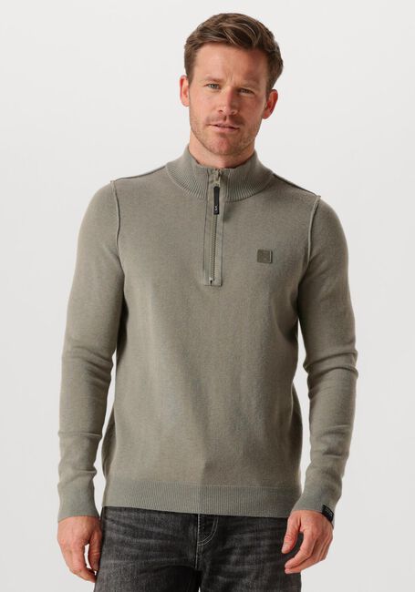 Grüne BUTCHER OF BLUE Pullover CLIFDEN HALFZIP - large
