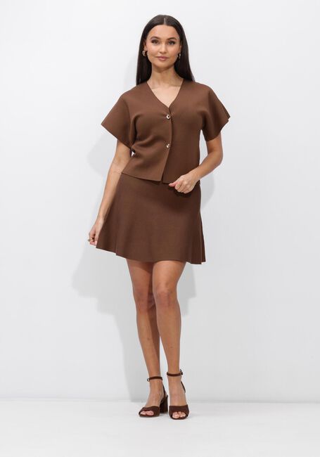 Braune NOTRE-V Minirock NV-HILTJE - large