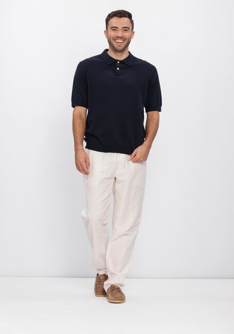 Dunkelblau FOR&Eacute;T Polo-Shirt SEA COTTON LINEN SS POLO - large