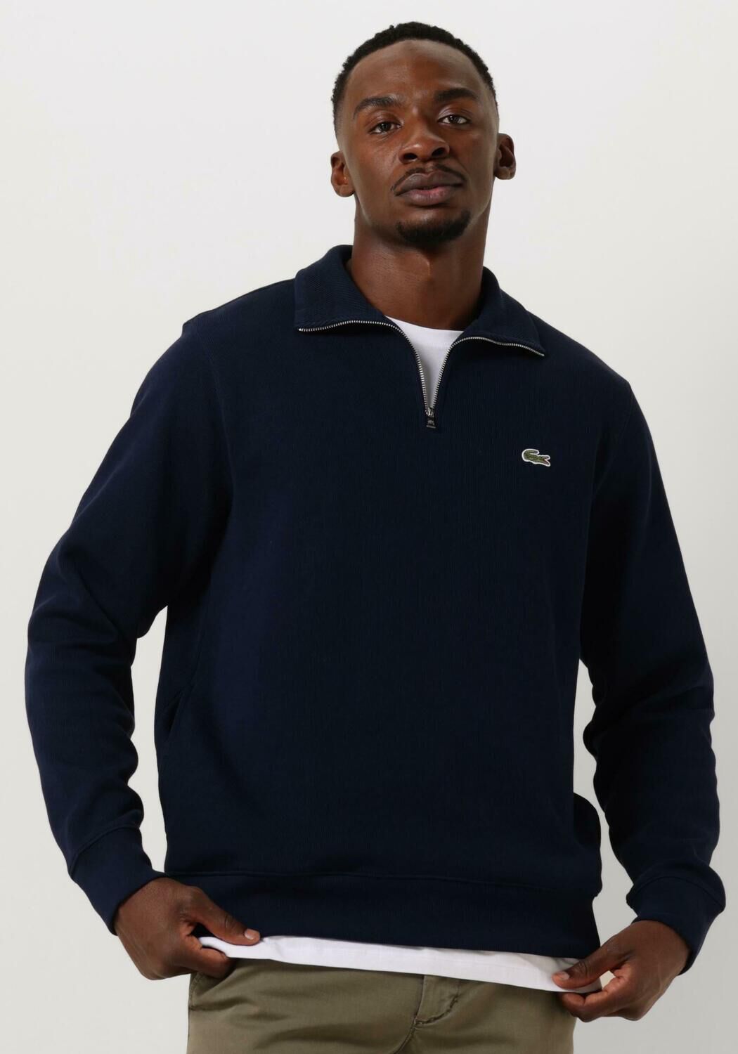 dunkelblau lacoste pullover 1hs1 men sweatshirt