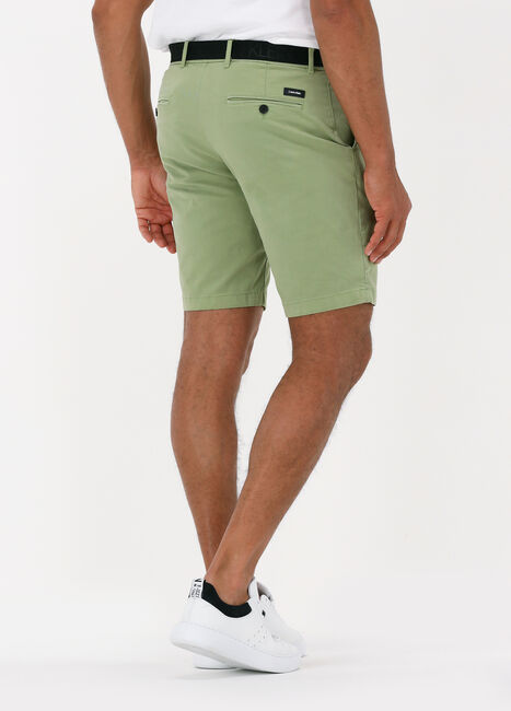 Grüne CALVIN KLEIN Kurze Hose GARMENT DYE BELTED SHORTS - large