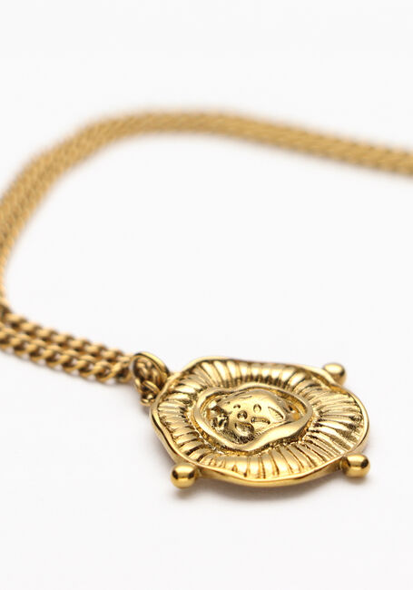 Goldfarbig NOTRE-V Kette KETTING MUNT - large