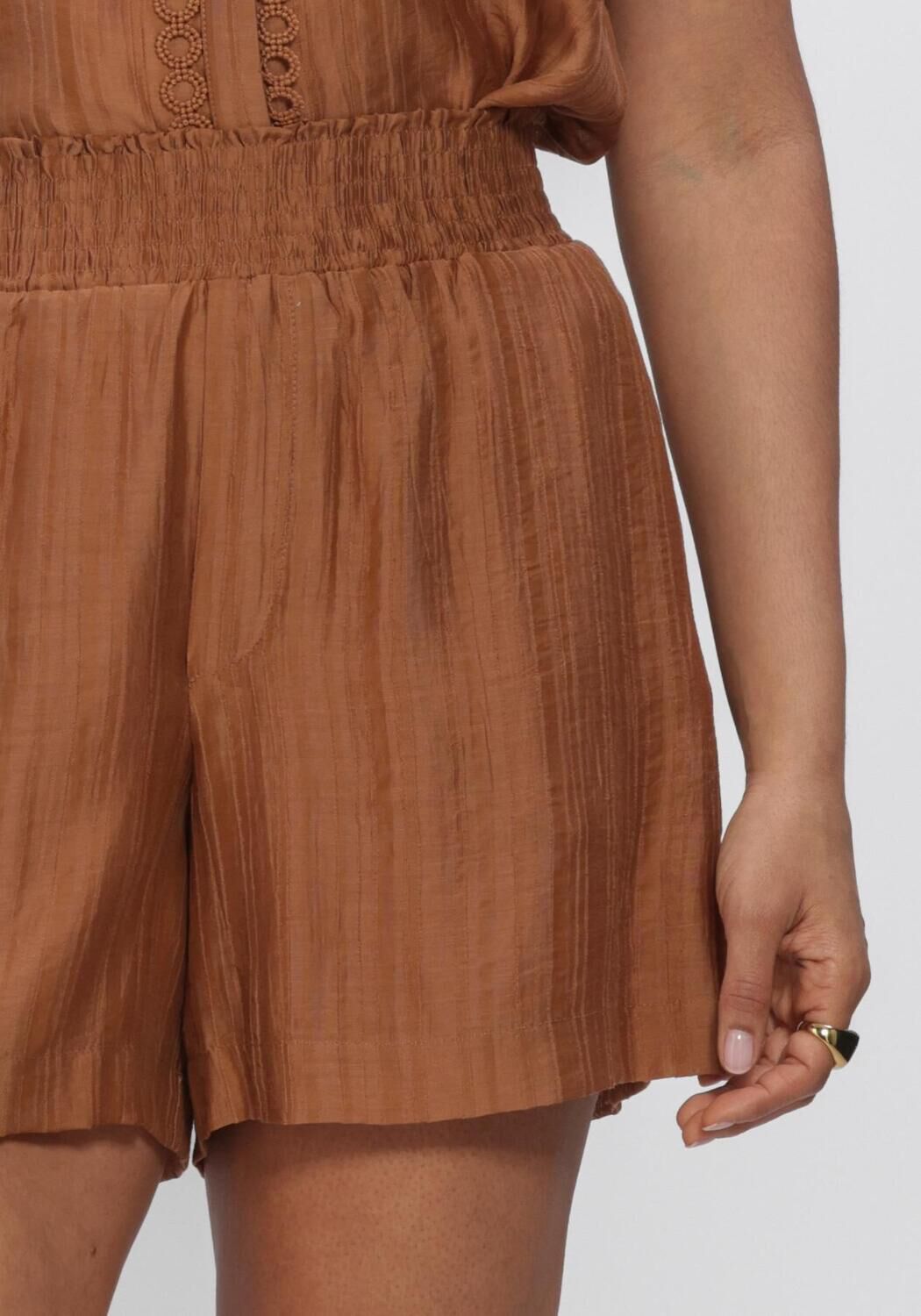 Braune CO'COUTURE Kurze Hose REGGIECC SHORT - large
