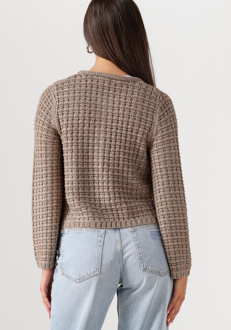 Bronzefarbene LIU JO Strickjacke ECS GIACCA MAGLIA - large