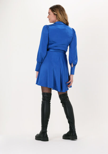 Blaue NEO NOIR Minikleid DAWN SATIN DRESS - large