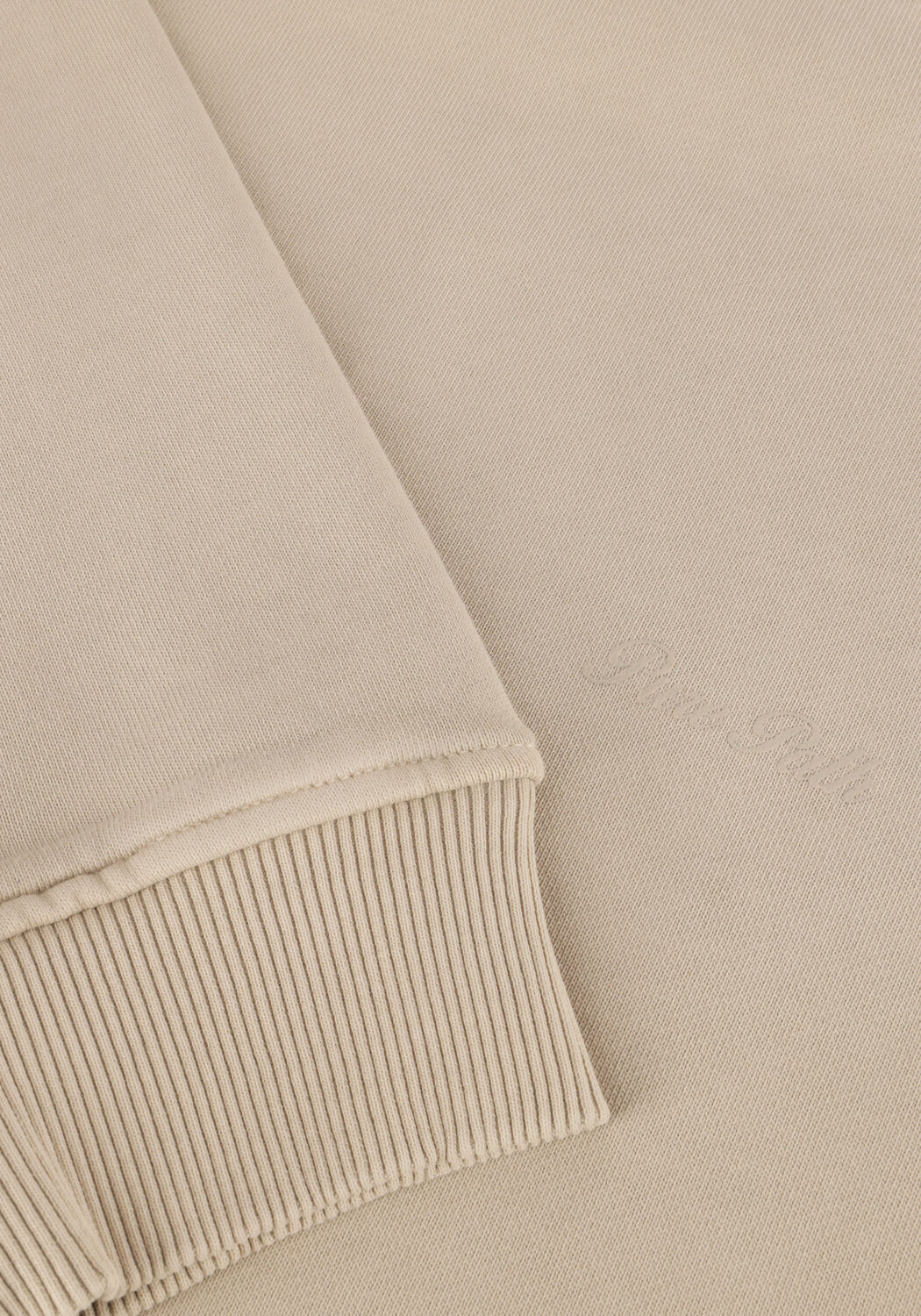 Beige PURE PATH Sweatshirt LOOSE FIT CREWNECK LS SWEATERS - large